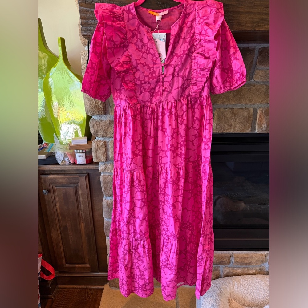 Briton Court Floral Midi Dress NWT